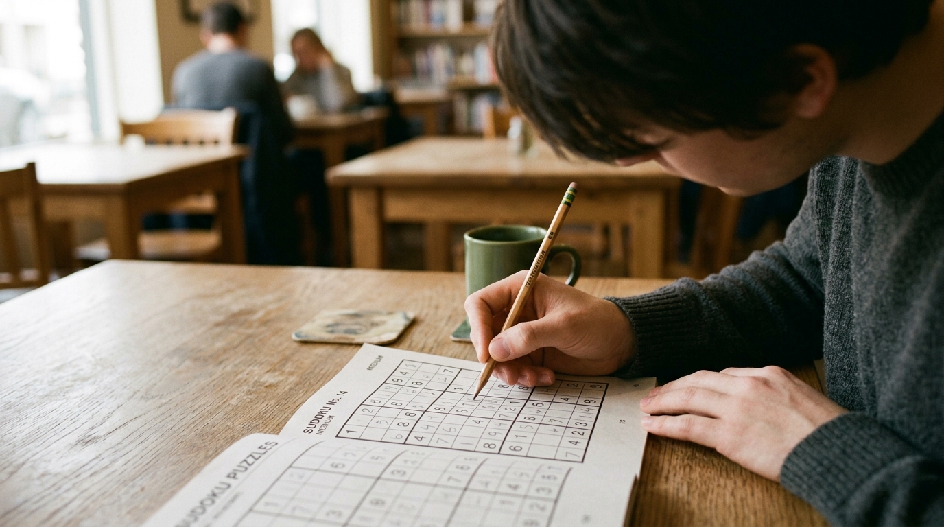 Sudoku daily puzzle illustration for USA Today Sudoku